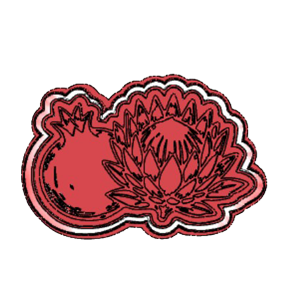Fynbos and Pomegranate Combo Cookie Cutter