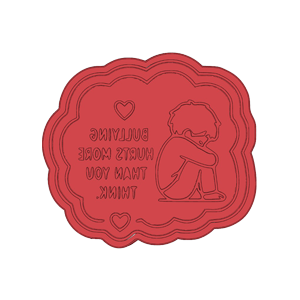 Bullying Hurts Cookie Cutter