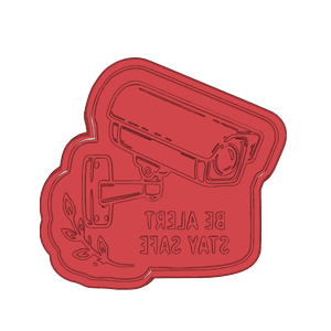 Be Alert Cookie Cutter