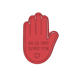 Stop Crime Not People Cookie Cutter