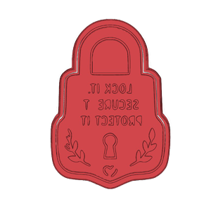 Protect It Lock Cookie Cutter