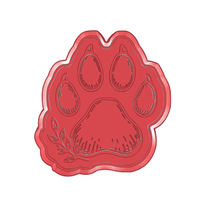 Paw Print Cookie Cutter
