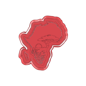 Africa Sunset Cookie Cutter