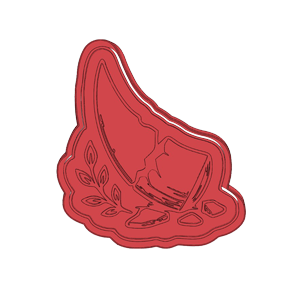 Broken Horn Cookie Cutter