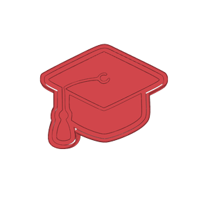 Graduation Cap Cookie Cutter