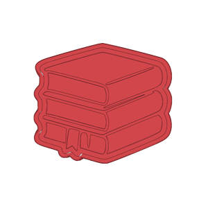 Stack of Books Cookie Cutter