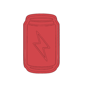 Energy Drink Cookie Cutter