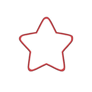 Gold Star Cookie Cutter