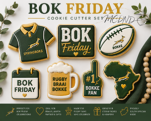 Bok Friday Cookie Cutter Set