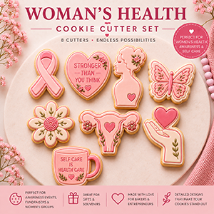 Womans Health Cookie Cutter Set