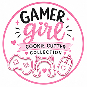 Gamer Girl Cookie Cutters