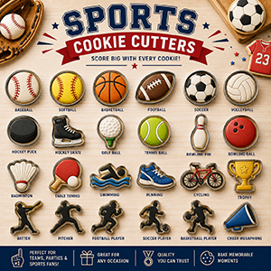 Sports Cookie Cutters