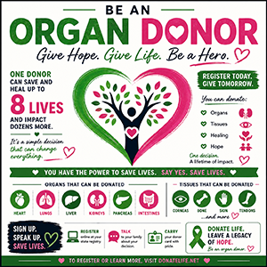 Organ Donor Awareness Cookie Cutters