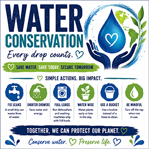Water Conservation Cookie Cutters
