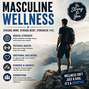 Masculine Wellness Cookie Cutters