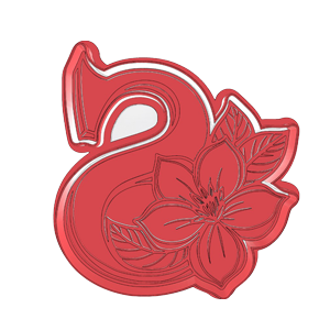 Flower Alphabet S Cookie Cutter