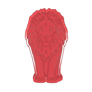 Lion Cookie Cutter