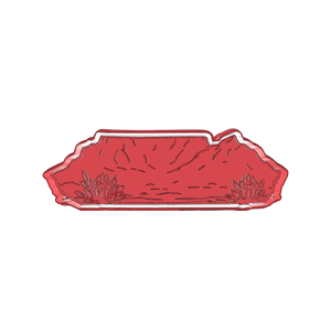 Table Mountain Cookie Cutter