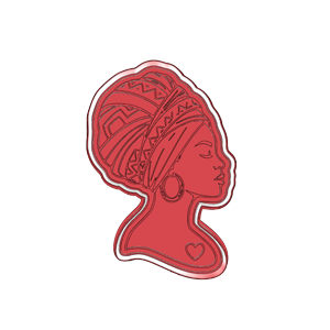 African Lady Cookie Cutter