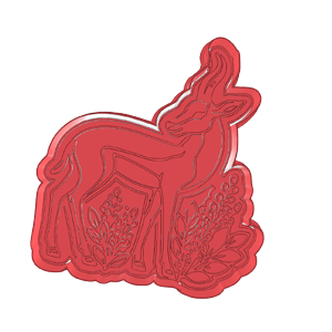 Springbok Cookie Cutter