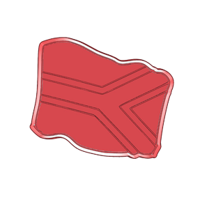 Flag Waving Cookie Cutter