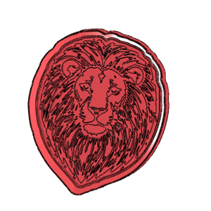 Big 5 Lion Cookie Cutter
