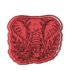Elephant Cookie Cutter