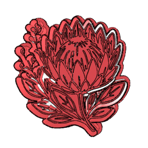 Layered Protea Bloom Cookie Cutter
