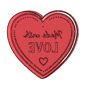 Made with Love Cookie Cutter