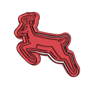 Springbok Cookie Cutter