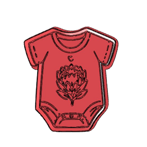 Protea Baby Onesie Cookie Cutter