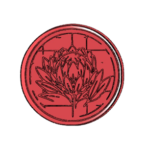 Protea Window Frame Cookie Cutter