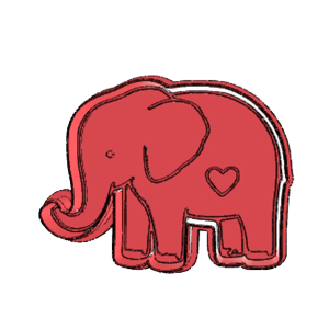 Elephant Cookie Cutter