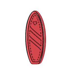 Surfboard Cookie Cutter