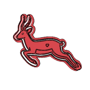 Springbok Cookie Cutter