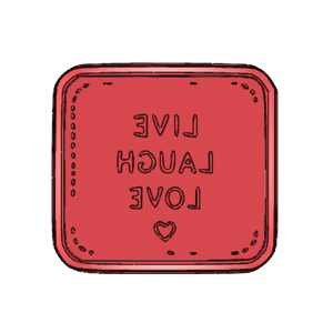 Live, Laugh, Love Cookie Cutter
