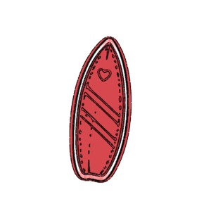 Surfboard Cookie Cutter