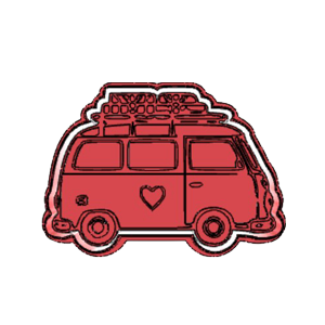 Mini Bus Cookie Cutter