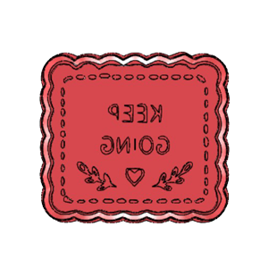 Keep Going Cookie Cutter