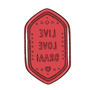 Live Love Braai Cookie Cutter