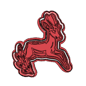 Springbok Cookie Cutter