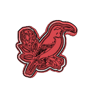 Protea Songbird Cookie Cutter