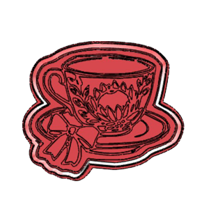 Protea Teacup Cookie Cutter