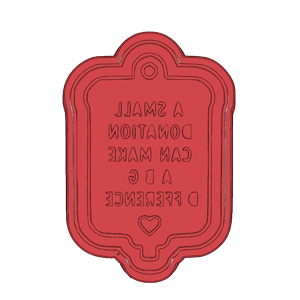Donation Cookie Cutter