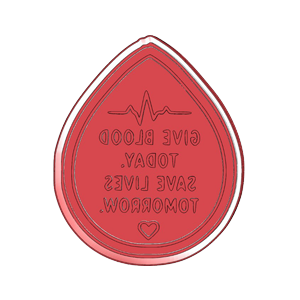 Give Blood Today Cookie Cutter