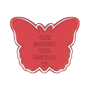 Keep Fighting Cookie Cutter