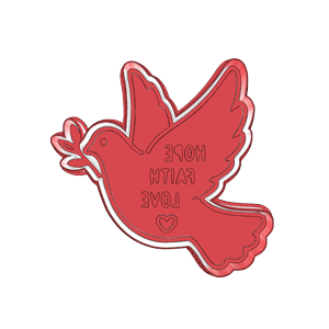 Hope Faith Love Cookie Cutter