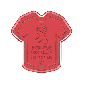 Wear Hope Cookie Cutter