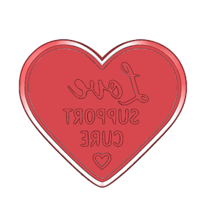 Love Support Cure Cookie Cutter