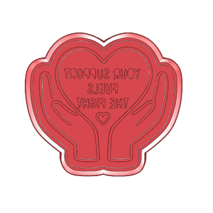 Your Support Fuels The Fight Cookie Cutter